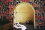 CaLibro Festival 2015 ©Serena Facchin 07 Street artist e poeta: ivan porta a Città di Castello “Il verso più lungo del mondo”. Le foto della performance per CaLibro