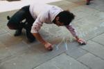 CaLibro Festival 2015 ©Serena Facchin 18 Street artist e poeta: ivan porta a Città di Castello “Il verso più lungo del mondo”. Le foto della performance per CaLibro