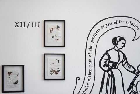 Chiara Fumai, Der Hexenhammer, 2015 - Courtesy of the artist & A Palazzo Gallery, Brescia – veduta dell’installazione a Museion, Bolzano 2015