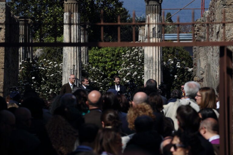 Conferenza Stampa del Ministro Franceschini foto Matteo Nardone Villa dei Misteri torna a illuminare Pompei. Ecco le prime immagini dopo la riapertura del celebre sito