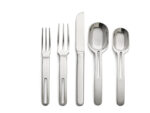 Design Memorabilia Gae Aulenti Argento Flatware De Gustibus Collection Merchandising museale d'autore. E italiano: presentato a Milano il progetto De Gustibus, i temi dell'Expo secondo personaggi come Gae Aulenti, Achille Castiglioni, Ettore Sottsass