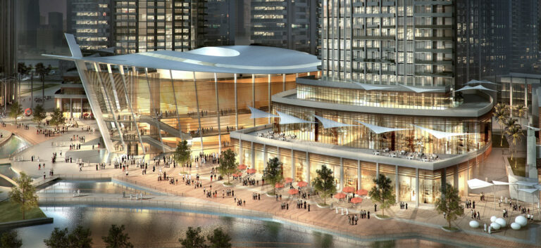 Dubai Opera House 1 Dubai sempre più centro dell'architettura globale. Ecco come sarà l'Opera House griffata Atkins, nuovo teatro multifunzione pronto per il 2016