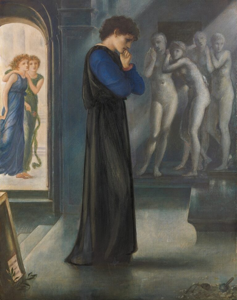 Edward Burne-Jones, Pigmalione. I desideri del cuore, 1871, olio su tela. Collezione Pérez Simón, Messico © Studio Sébert Photographes