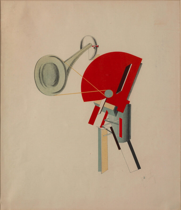 El Lisickij, Annunciatore radio, 1920-21 - Museo Statale d’Arte contemporanea di Salonicco – Collezione Costakis