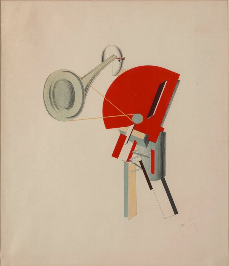 El Lisickij, Annunciatore radio, 1920-21 - Museo Statale d’Arte contemporanea di Salonicco – Collezione Costakis