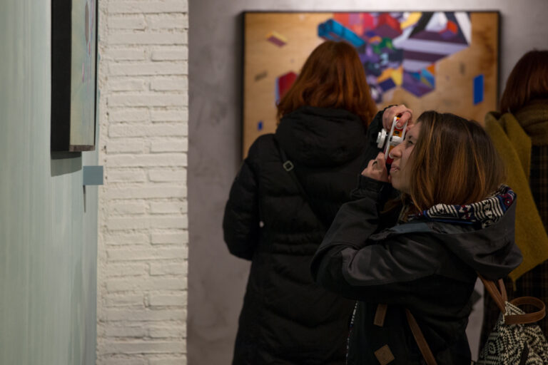 Etnik - Gravità - veduta della mostra presso la Galleria Varsi, Roma 2015 - photo © Blind Eye Factory