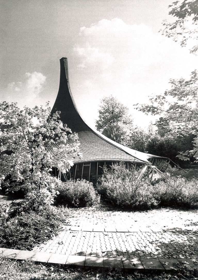 Frei Otto, Institute for Lightweight Structures, Università di Stuttgart. Foto: © Atelier Frei Otto Warmbronn