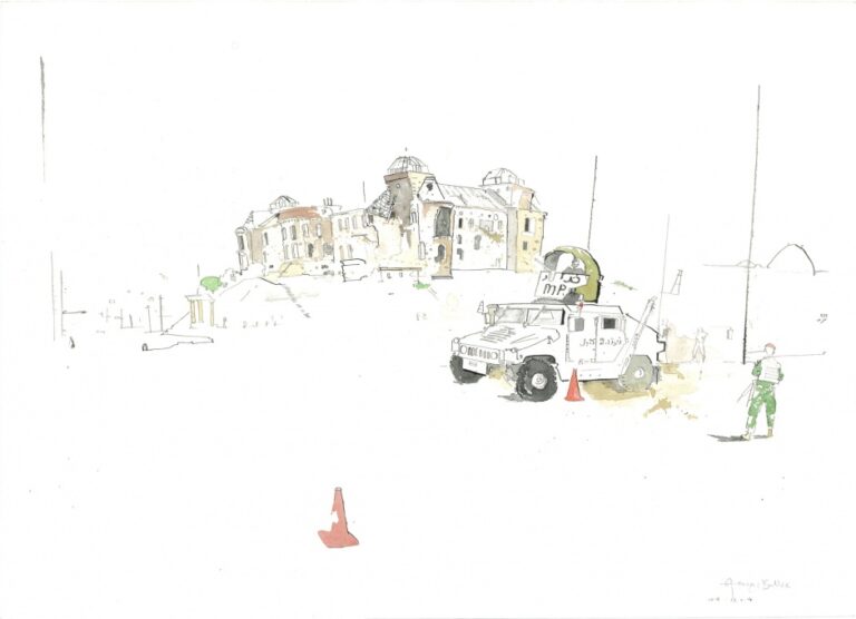 George Butler 4 L’inviato di guerra con sketchbook e pennelli. George Butler, reportage dall’Afghanistan