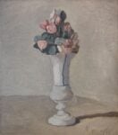 Giorgio Morandi, Fiori, 1950, olio su tela, cm 40x35, Collezione privata Milano, Foto Matteo Zarbo