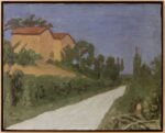 Giorgio Morandi, La strada bianca (Paesaggio), 1941, olio su tela, cm 42 x 52,5, Rovereto, Mart, Collezione Augusto e Francesca Giovanardi – © MART Archivio fotografico