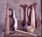 Giorgio Morandi, Natura morta, 1932, olio su tela, cm 62,2x72, Galleria d'Arte Moderna di Roma Capitale – ©Roma Capitale