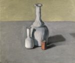 Giorgio Morandi, Natura morta, 1957, olio su tela, cm 35 x 40,5, Milano, Collezione privata