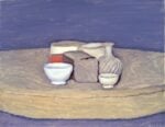 Giorgio Morandi, Natura morta, 1957, olio su tela, cm 51x61, Musei Vaticani, Città del Vaticano