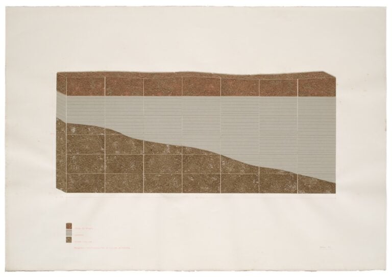 Giuseppe Uncini, Progetto trasformazione di collina in pianura, 1972