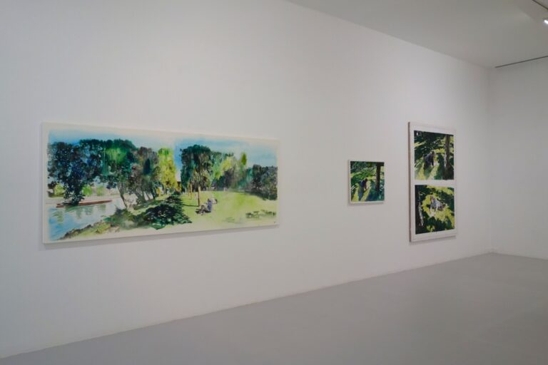 Giuseppe Uncini _ Marcello Jori - veduta della mostra presso la Fondazione Giorgio Marconi, Milano 2015