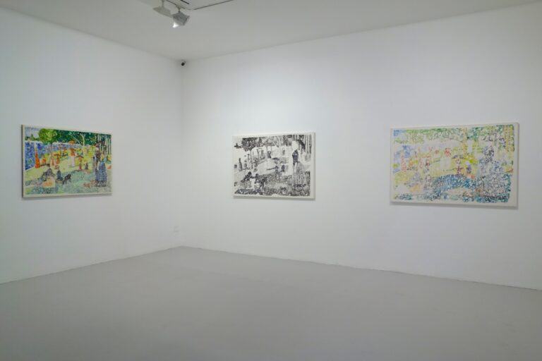 Giuseppe Uncini _ Marcello Jori - veduta della mostra presso la Fondazione Giorgio Marconi, Milano 2015