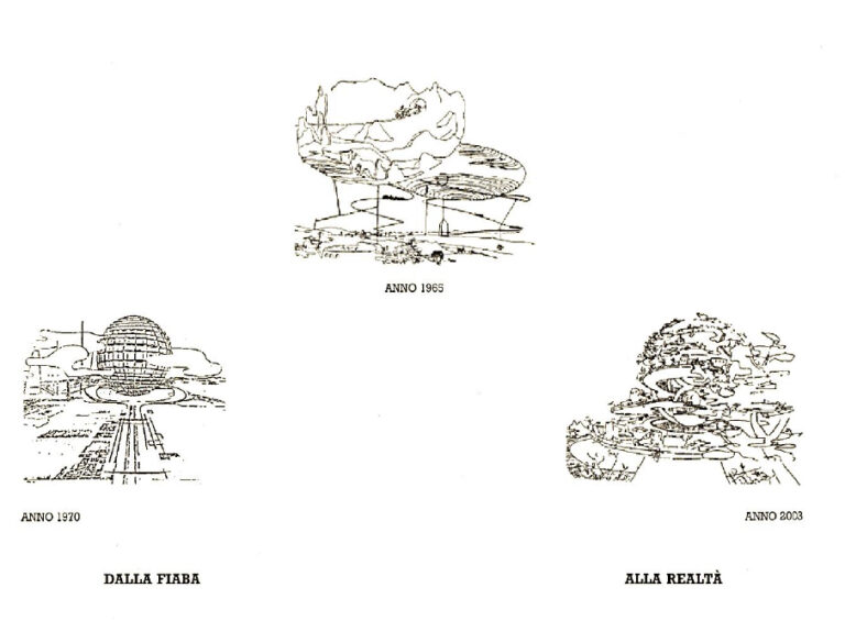 Guglielmo Mozzoni, disegni della Città Ideale. © Archivio Guglielmo Mozzoni - Varese