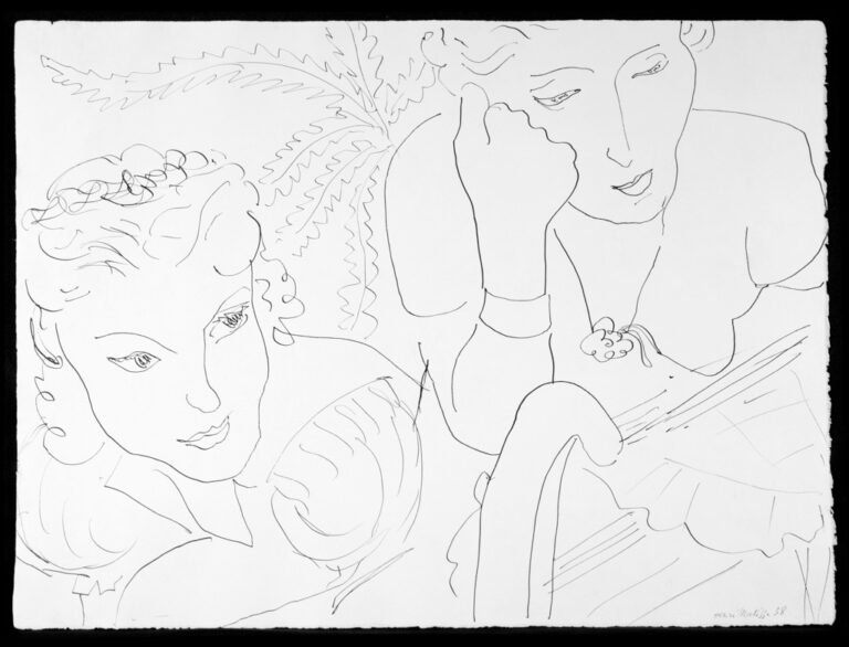 Henri Matisse, Due donne, 1938 - Collezione Privata