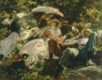 John Singer Sargent, Group with Parasols,1904-05 ca. - © collezione privata