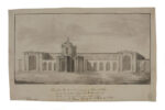 John Soane, Perspective of the East Front of Dulwich Picture Gallery, 1812