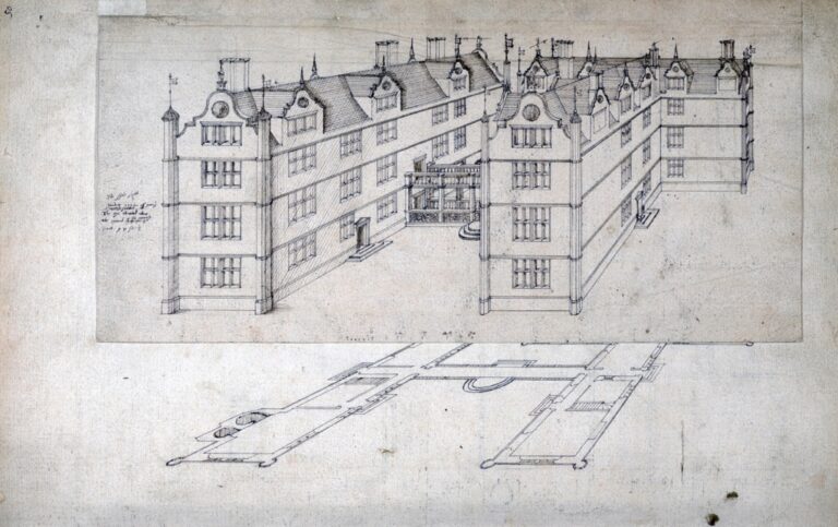 John Thorpe, ‘IT’ House from the Thorpe Album, 1580 ca.