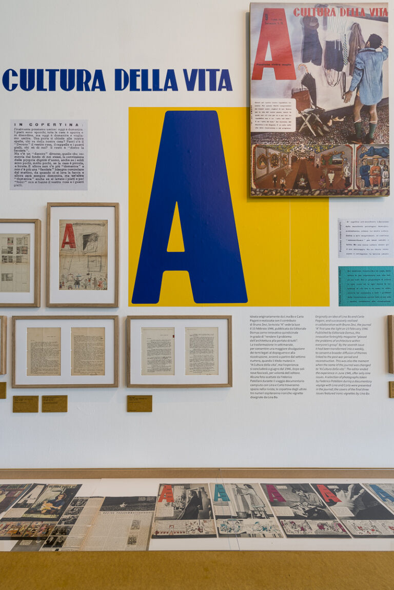 Lina Bo Bardi in Italia. Exhibition view at Maxxi, Roma 2015. Photo Sebastiano Luciano