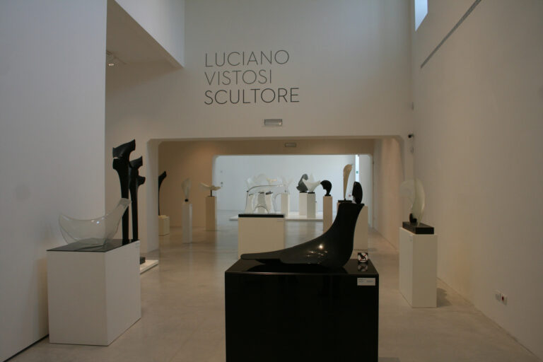 Luciano Vistosi Scultore - veduta della mostra presso il Museo del Vetro, Murano 2015