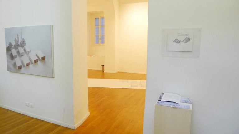 Marco Dalbosco – Paper Religion Project 2005-2014 - veduta della mostra presso Paolo Tonin, Torino 2015