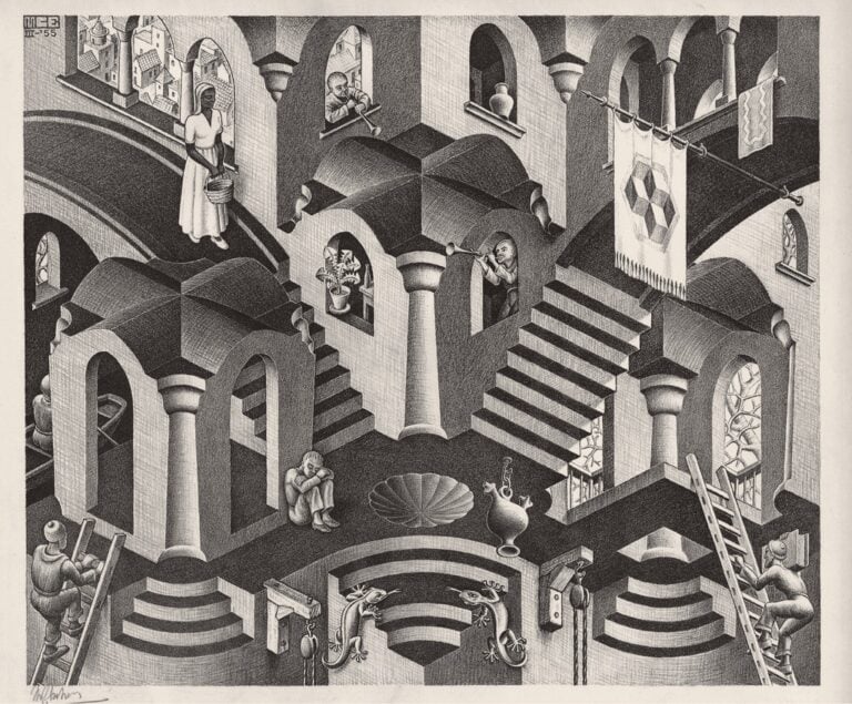Maurits Cornelis Escher, Concavo e convesso