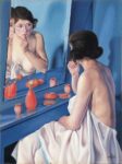 Natalino Bentivoglio Scarpa, Femme au miroir, 1927 © Collezione della Fondazione Cariverona, Italie