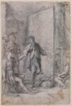 Salvator Rosa, Alessandro Magno nello studio di Apelle (disegno), 1662 ca. - Roma, Istituto Centrale per la Grafica