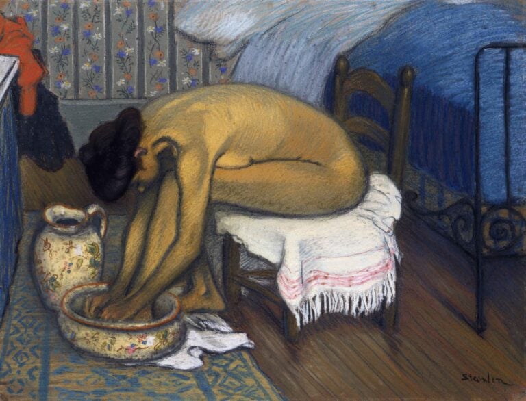 Théophile Alexandre Steinlen, Le bain, 1902 © Musée cantonal des beaux-arts de Lausanne