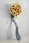Triennale Arts&Foods - Claes Oldenburg and Coosje van Bruggen, Leaning Fork with Meatball and Spaghetti II