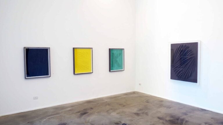 Umberto Mariani – Piombi - veduta della mostra presso la Jerome Zodo Gallery, Milano 2015