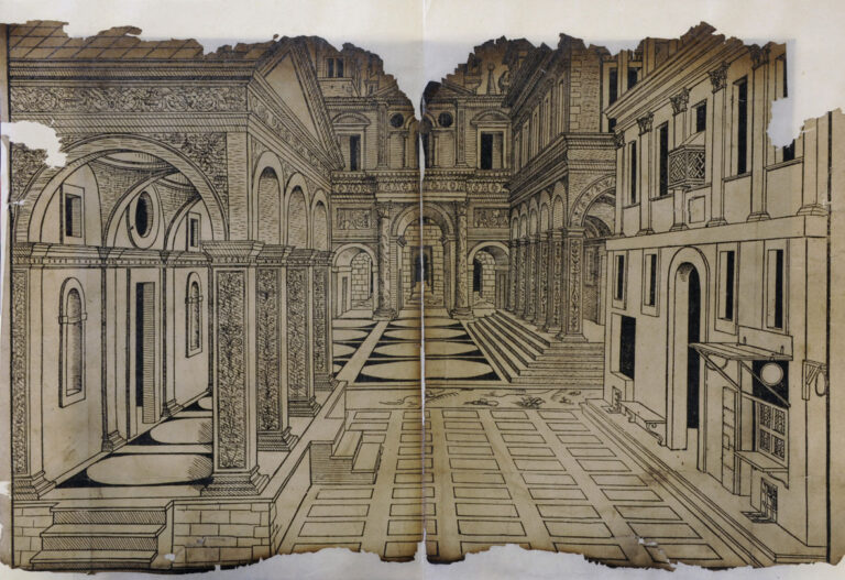 Vitruvio-Jean Martin, L'architecture ou Art de bien bastir, 1547 - Biblioteca Universitaria, Torino