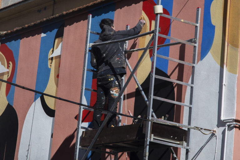 wunderkammern AgostinoIacurci murales2 giorgiocoencagli 011 small Iacurci e 2501 a Torpignattara, ultime firme per il progetto Light up Torpigna! Due nuovi murales appena sfornati a Roma. Le prime foto