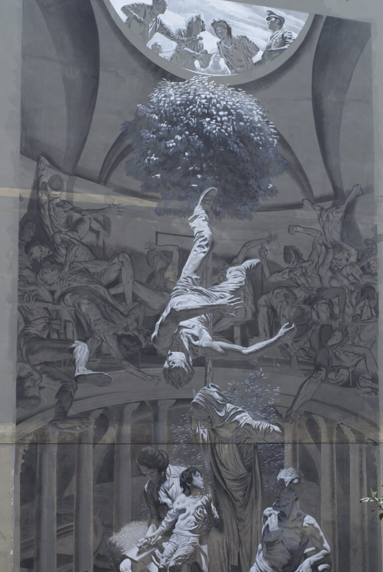 DSC 0033 Nicola Verlato celebra Pasolini a Torpignattara. Roma ha un nuovo, grande murale a cielo aperto. Firmato da un virtuoso del pennello