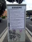 ESSERE - manifesto a Roma