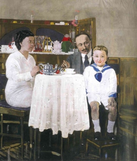 Felice Casorati, La famiglia Consoaro Girelli, 1916