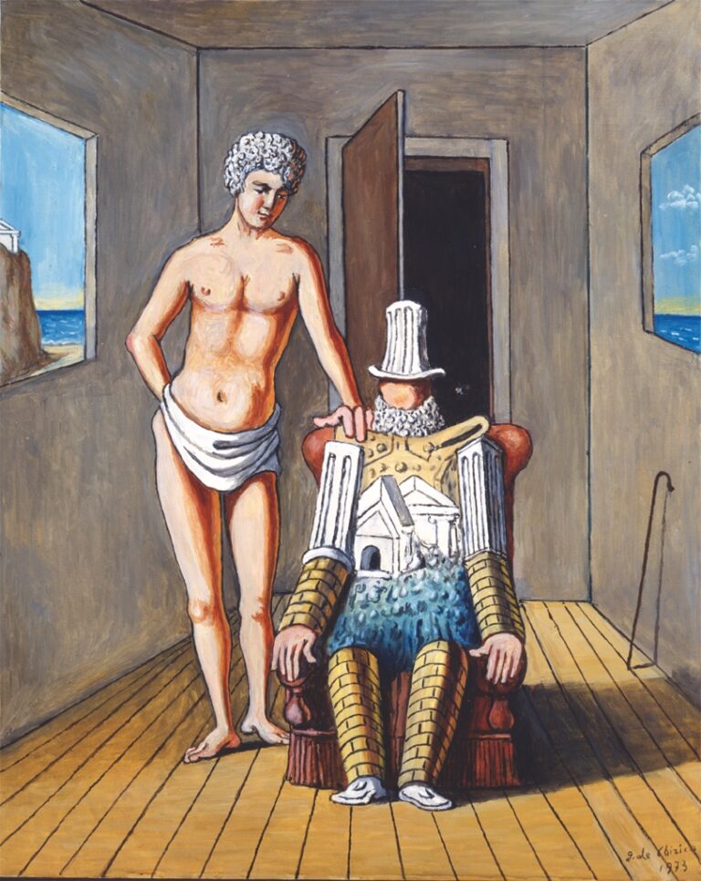 Giorgio de Chirico, Il figliuol prodigo, 1973 - olio su tela