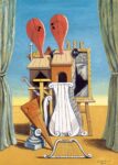 Giorgio de Chirico, Muse della lirica, 1973 - olio su tela