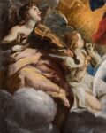 Giovanni Lanfranco, Angeli musici 2, 1628-1630, Olio su tela, Roma, Chiesa di Santa Maria della Concezione