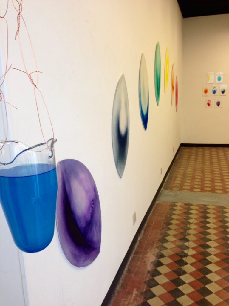 Giuseppe De Siati – Pneuma Cromatico - veduta della mostra presso OffBrera, Milano 2015