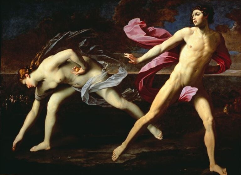 Guido Reni, Atalanta e Ippomene, 1615-18 ca., Olio su tela, Napoli, Museo di Capodimonte