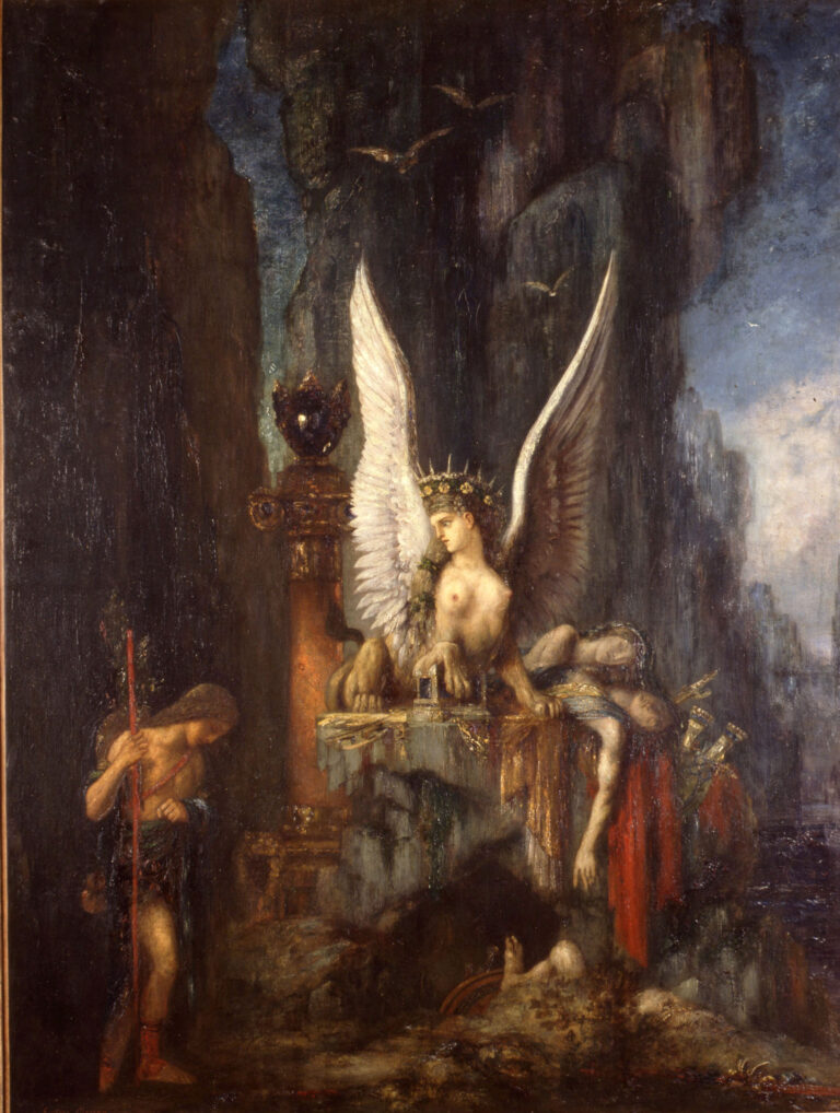 Gustav Moreau, Edipo e la Sfinge, Musée de La Cour d'Or - Metz Métropole