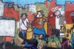 IMG 20141031 WA0013 Andrea Cardia presenta il suo murale al Pigneto. Metri e metri di colore, per omaggiare la storia recente d’Italia, di Roma e del quartiere