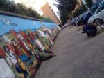 IMG 20141031 WA0015 Andrea Cardia presenta il suo murale al Pigneto. Metri e metri di colore, per omaggiare la storia recente d’Italia, di Roma e del quartiere