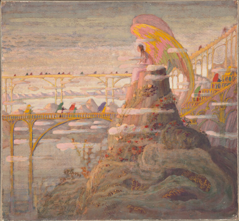 Konstantinas Ciurlionis, Angelo (Preludio dell'angelo), 1909, Kaunas, Ciurlionis National Museum of Art