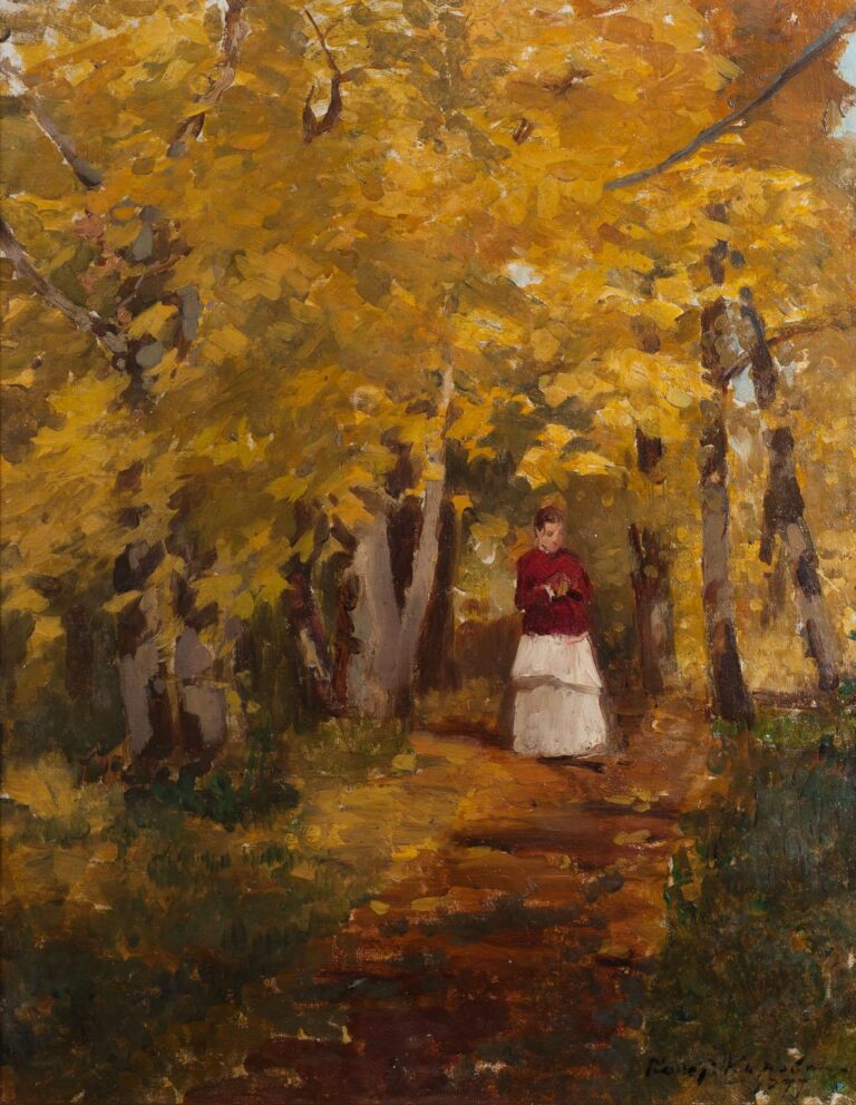 Kostantin Korovin, Al parco, 1880