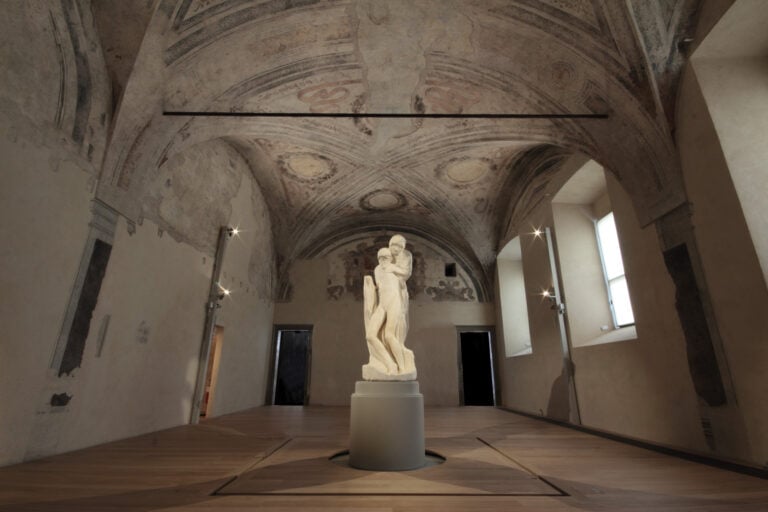 La Pietà Rondanini di Michelangelo nel nuovo allestimento foto Roberto Mascaroni 2 Ecco le prime immagini della Pietà Rondanini di Michelangelo nel nuovo allestimento firmato da Michele De Lucchi a Castello Sforzesco